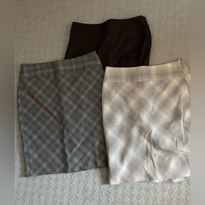 3 limited skirts with lining